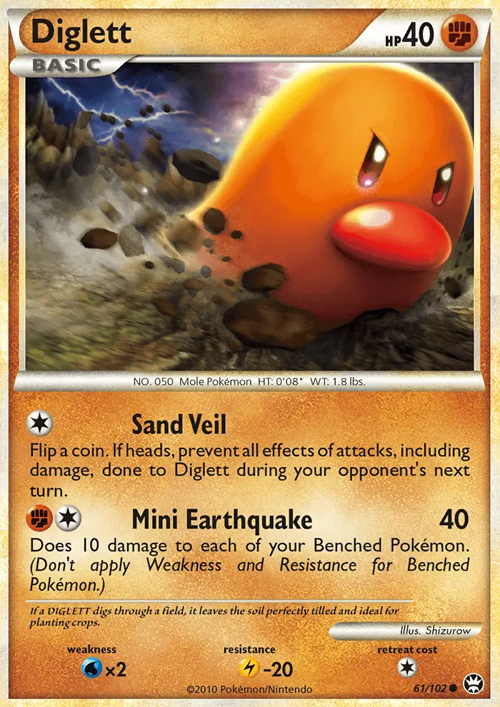 Diglett, Triumphant 61