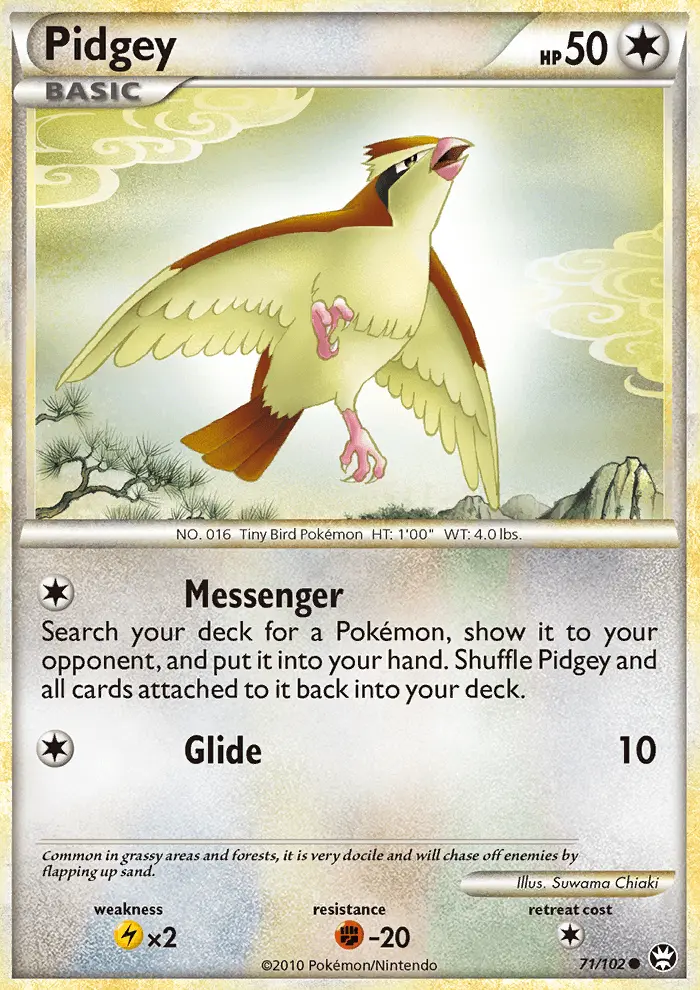 Pidgey, Triumphant 71