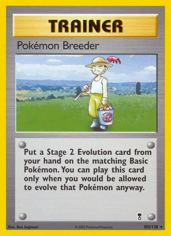 Pokémon Breeder, Legendary Collection 102