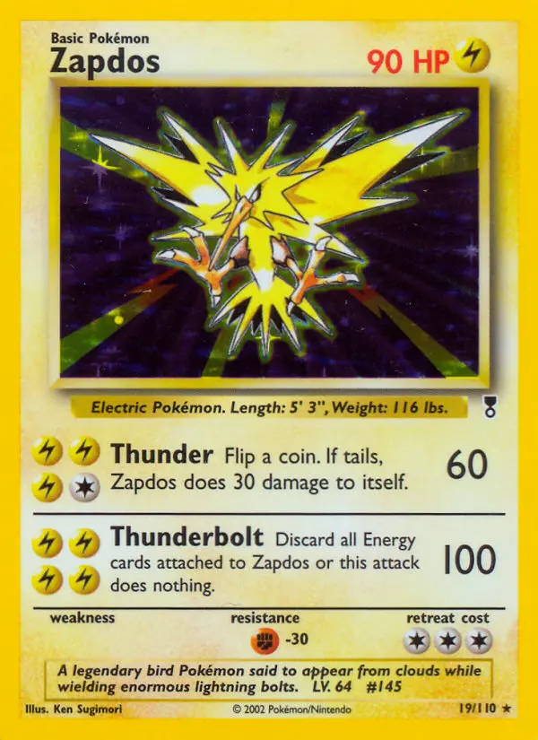 Zapdos, Legendary Collection 19