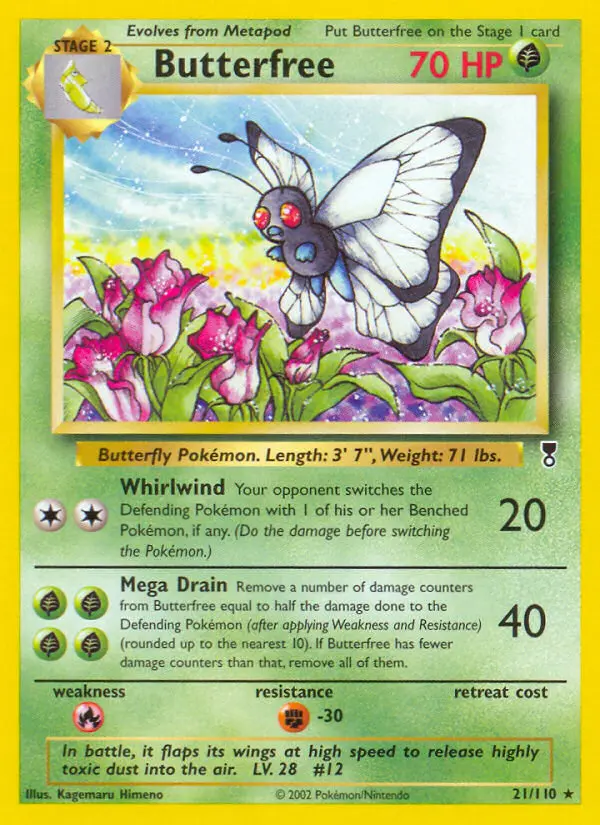 Butterfree, Legendary Collection 21