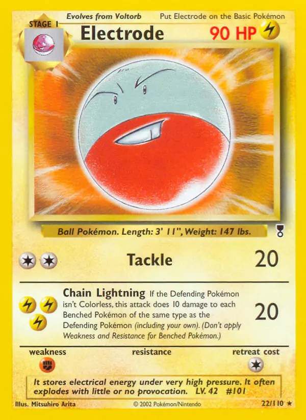 Electrode, Legendary Collection 22