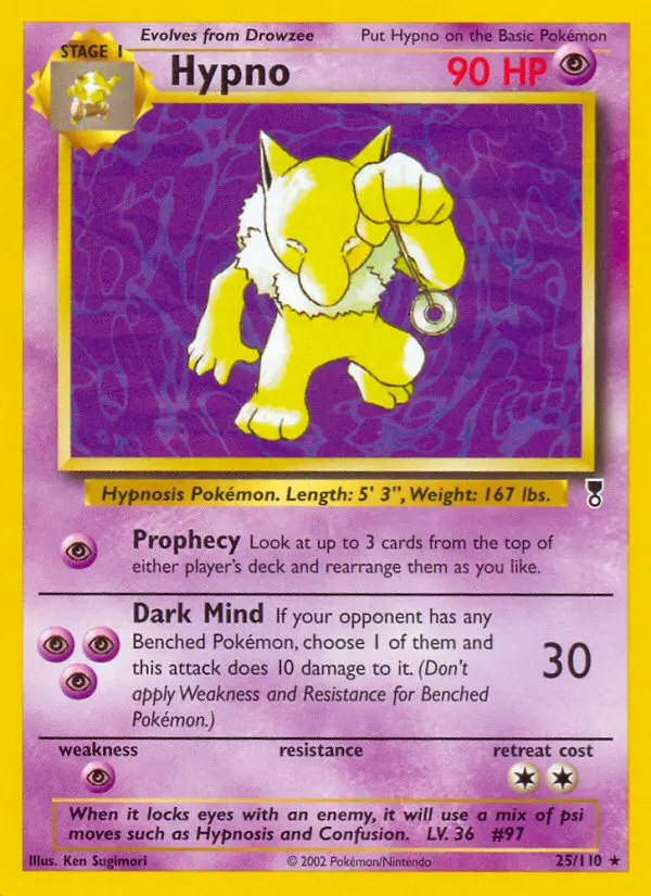 Hypno, Legendary Collection 25