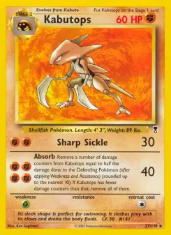 Kabutops, Legendary Collection 27
