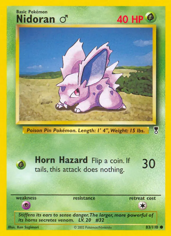 Nidoran♂, Legendary Collection 83