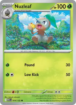 Nuzleaf, Mega Evolution 014