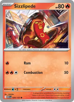 Sizzlipede, Mega Evolution 029