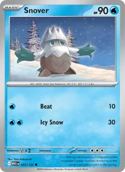 Snover, Mega Evolution 035