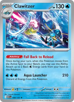 Clawitzer, Mega Evolution 038