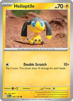 Helioptile, Mega Evolution 052