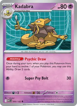 Kadabra, Mega Evolution 055