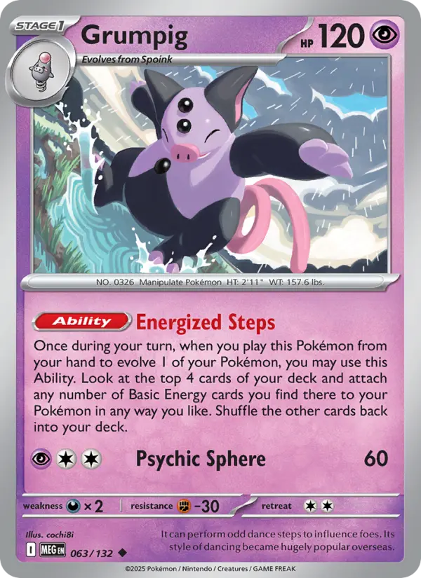 Grumpig, Mega Evolution 063