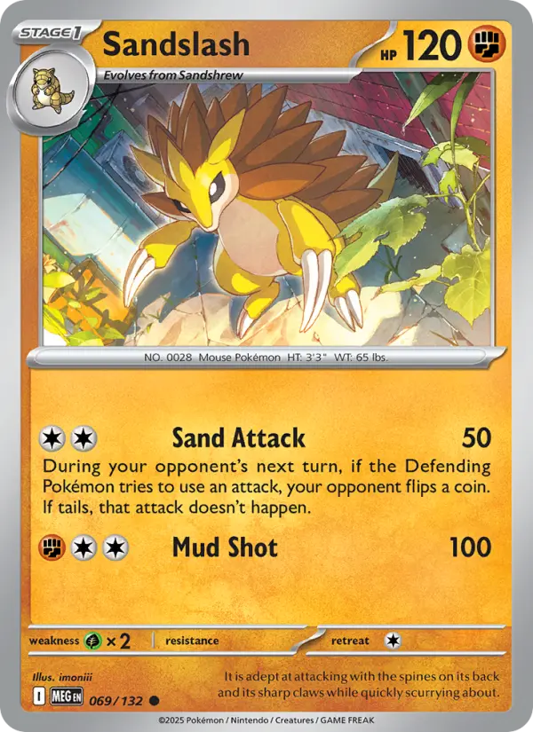 Sandslash, Mega Evolution 069