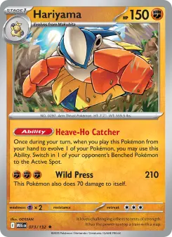 Hariyama, Mega Evolution 073