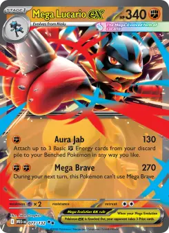 Mega Lucario ex, Mega Evolution 077