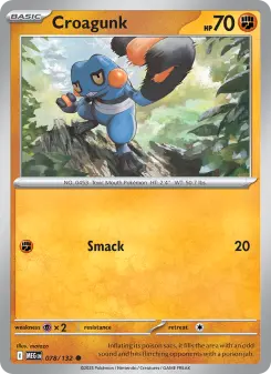 Croagunk, Mega Evolution 078