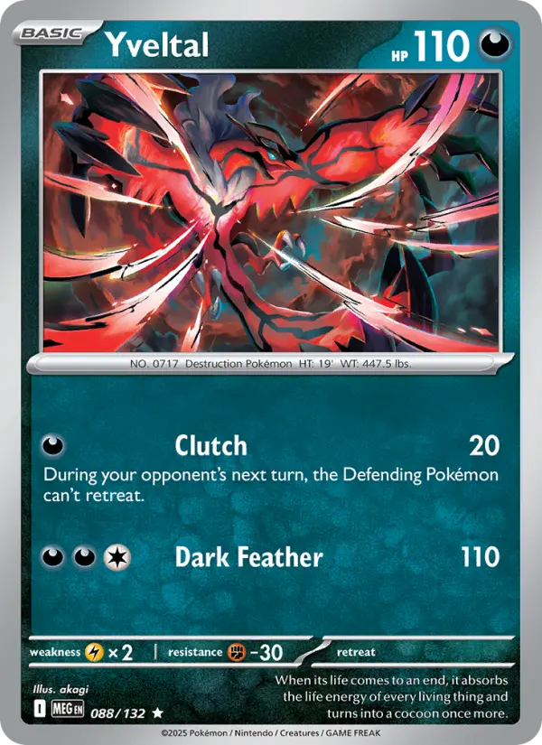 Yveltal, Mega Evolution 088