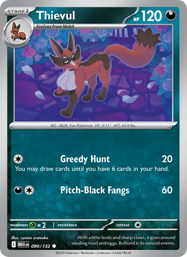 Thievul, Mega Evolution 090