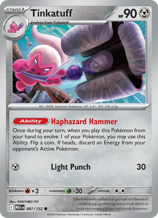 Tinkatuff, Mega Evolution 097