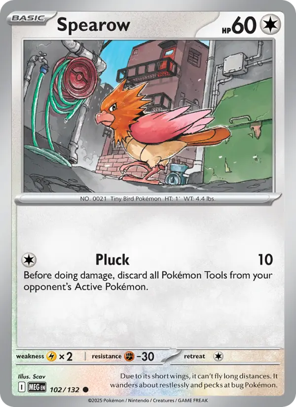 Spearow, Mega Evolution 102