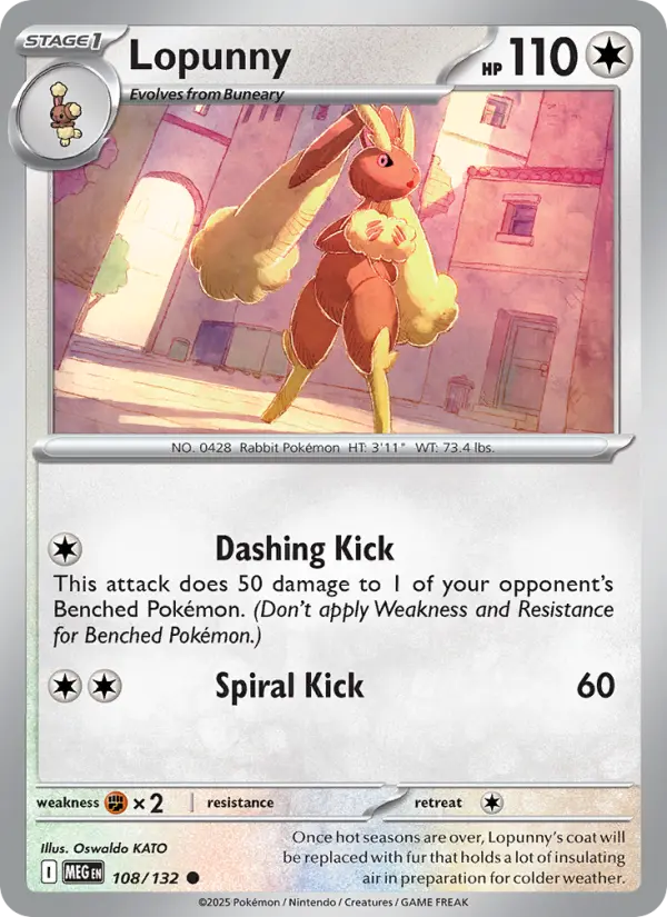Lopunny, Mega Evolution 108