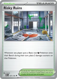 Risky Ruins, Mega Evolution 127