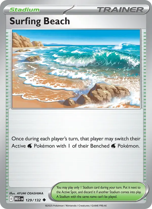 Surfing Beach, Mega Evolution 129