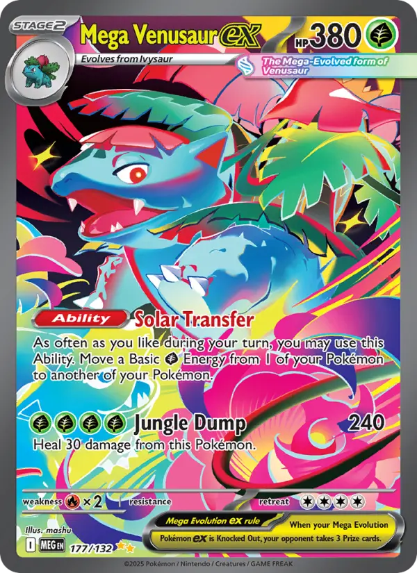 Mega Venusaur ex, Mega Evolution 177