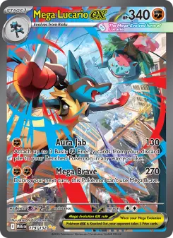 Mega Lucario ex, Mega Evolution 179