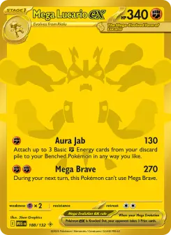Mega Lucario ex, Mega Evolution 188