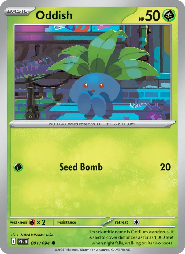 Oddish, Phantasmal Flames 001