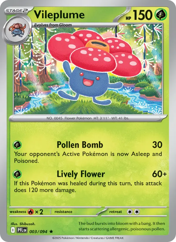 Vileplume, Phantasmal Flames 003