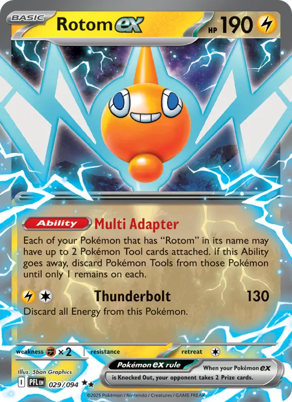Rotom ex, Phantasmal Flames 029