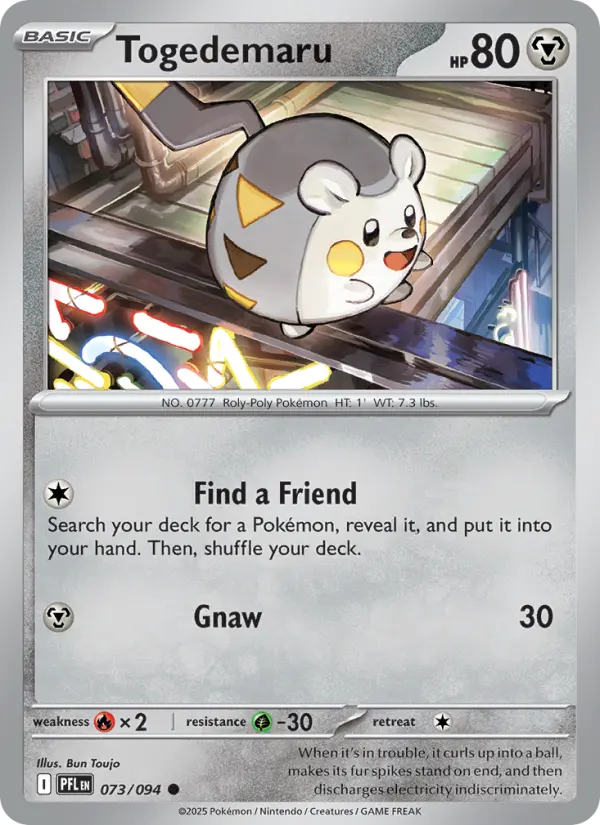 Togedemaru, Phantasmal Flames 073