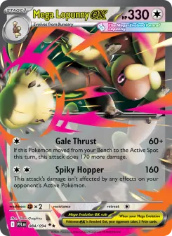 Mega Lopunny ex, Phantasmal Flames 084