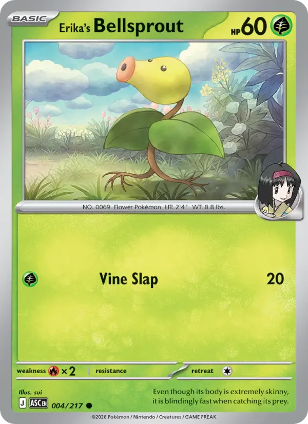 Erika's Bellsprout, Ascended Heroes 004
