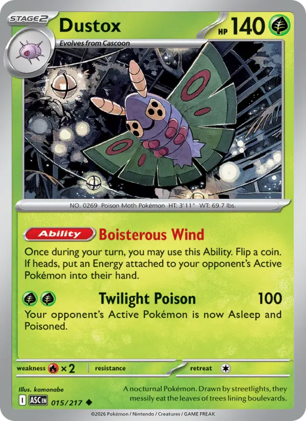 Dustox, Ascended Heroes 015