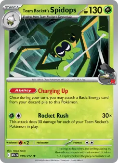 Team Rocket's Spidops, Ascended Heroes 019