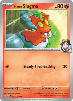 Ethan's Slugma, Ascended Heroes 023