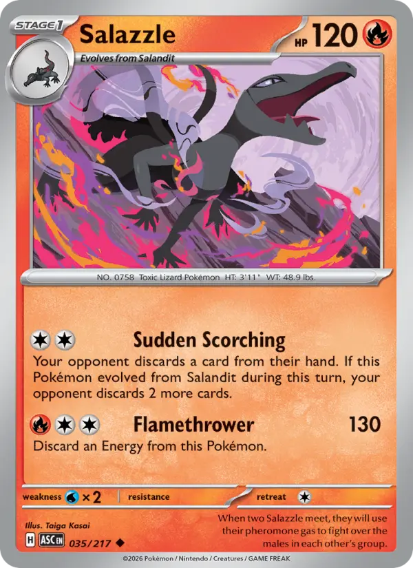 Salazzle, Ascended Heroes 035