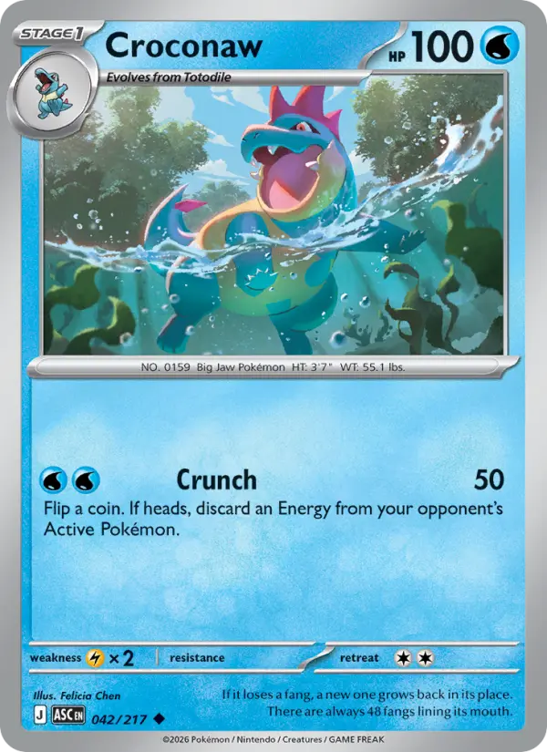 Croconaw, Ascended Heroes 042