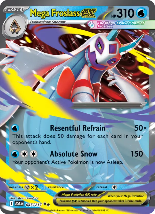 Mega Froslass ex, Ascended Heroes 047