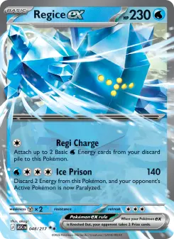 Regice ex, Ascended Heroes 048