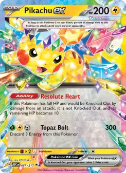 Pikachu ex, Ascended Heroes 057