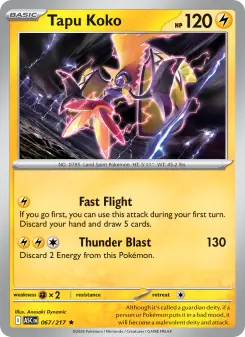 Tapu Koko, Ascended Heroes 067