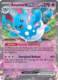 Azumarill ex, Ascended Heroes 084