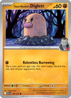 Team Rocket's Diglett, Ascended Heroes 100