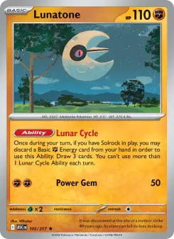 Lunatone, Ascended Heroes 105
