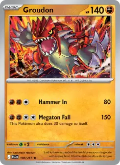 Groudon, Ascended Heroes 108