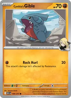 Cynthia's Gible, Ascended Heroes 109